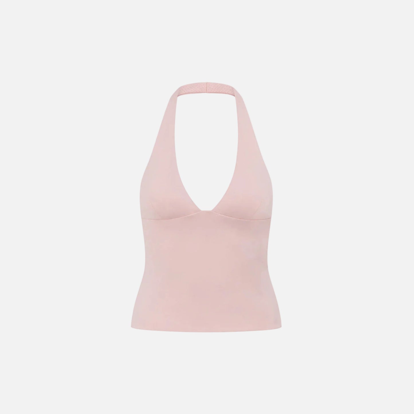Halter Top Women's V-neck Fitted