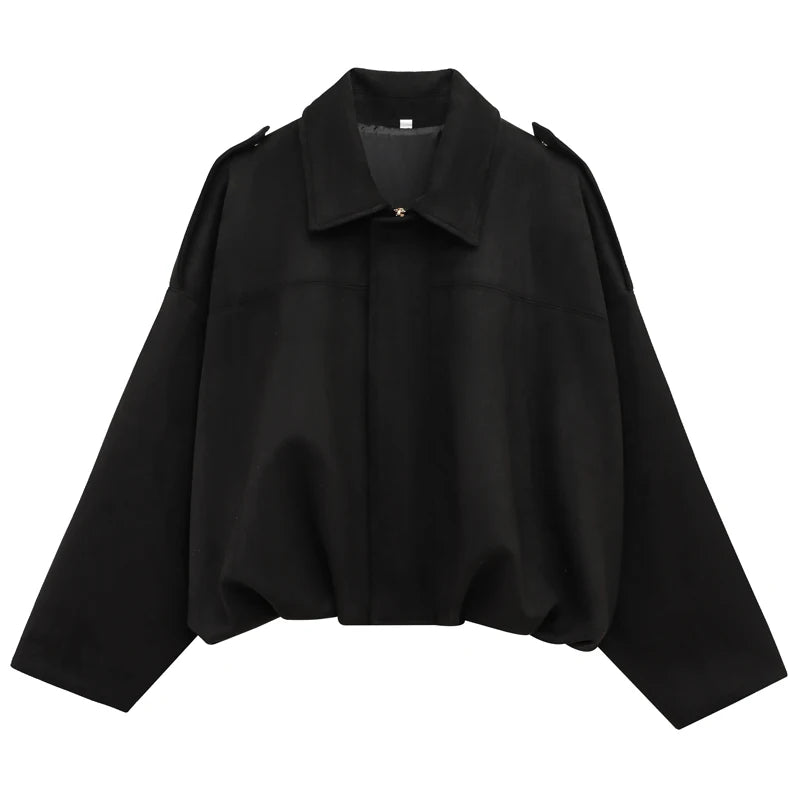 Suedine Bomber Jacket