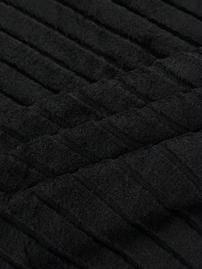 Calvaya Plus Size Soft Knit Fleece Ribbed Fabric Wrap Long Sleeve T-Shirt + Soft Fleece Ribbed Wide Leg Pants Casual Home 2 Pieces Set Fall Cloth For Women