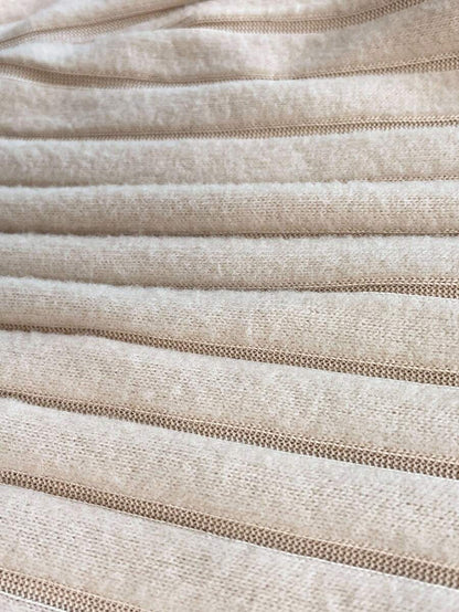SHEIN Frenchy 2pcs Casual Traditional Beige Set: Plus Size Women's Brushed T-Shirt + Pants, Suitable For Leisure Home, Sports, Autumn/Winter Fall Formal Home Wear