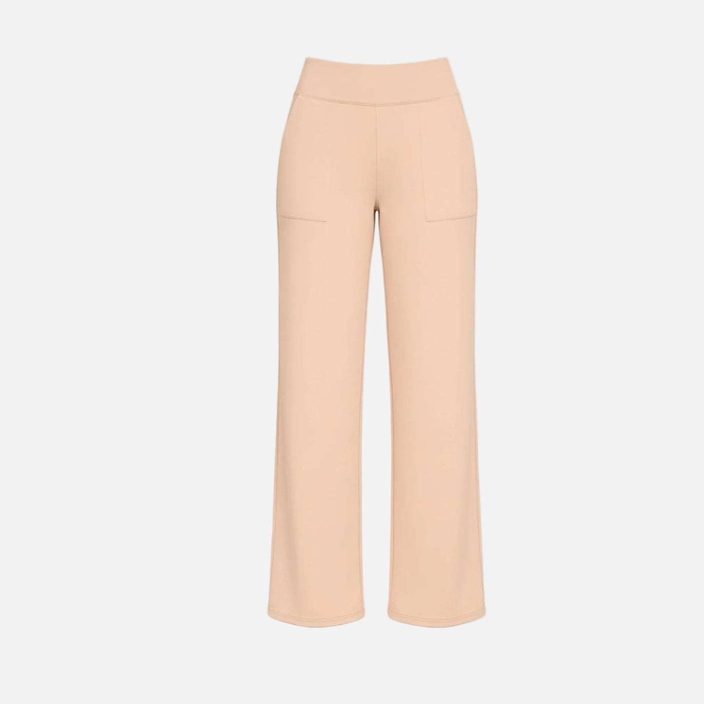 High Waisted Pants Women’s Pull-on Straight Leg