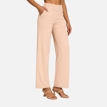 High Waisted Pants Women’s Pull-on Straight Leg
