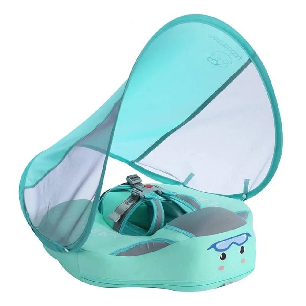 Baby Float with Removable Canopy Turquoise
