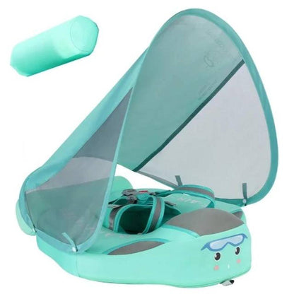 Baby Float with Removable Canopy Turquoise