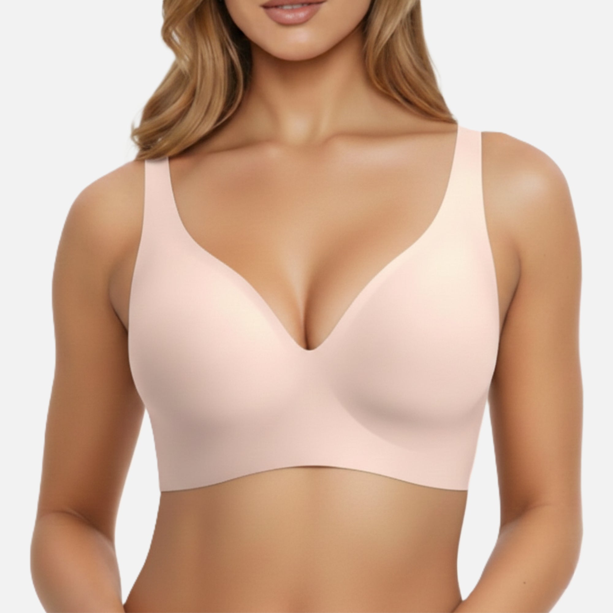 Bra Women's Seamless Wireless V-neck