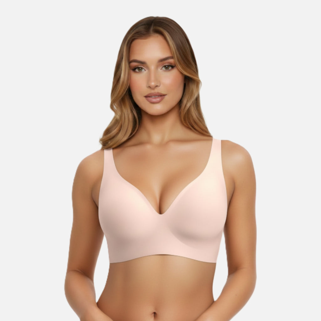 Bra Women's Seamless Wireless V-neck