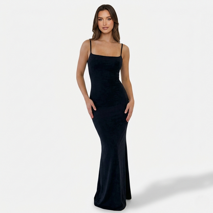 Bodycon Maxi Dress Women's Sleeveless Cami Strap