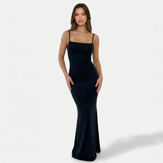 Bodycon Maxi Dress Women's Sleeveless Cami Strap