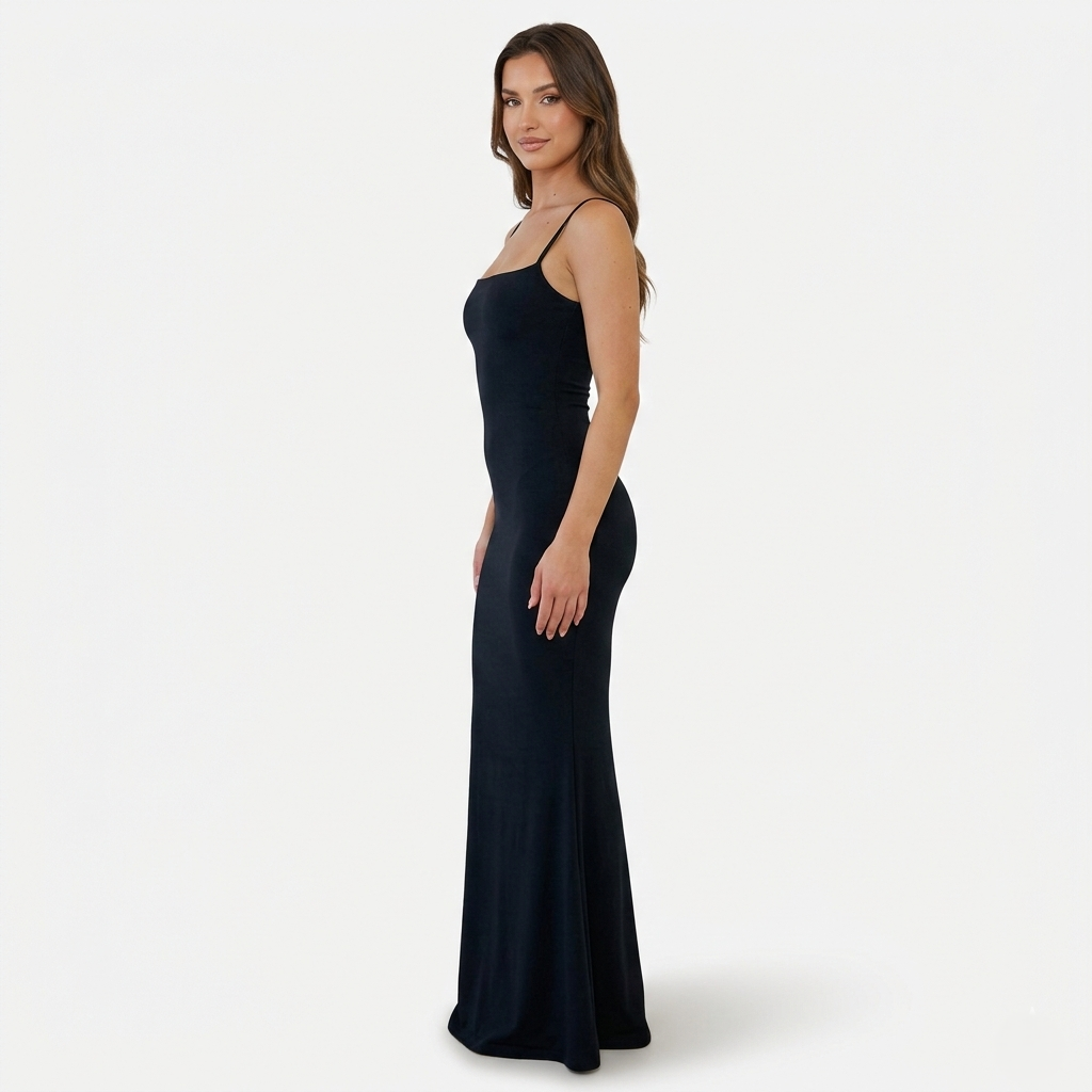 Bodycon Maxi Dress Women's Sleeveless Cami Strap