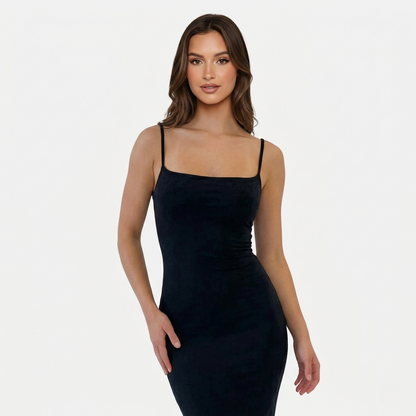 Bodycon Maxi Dress Women's Sleeveless Cami Strap