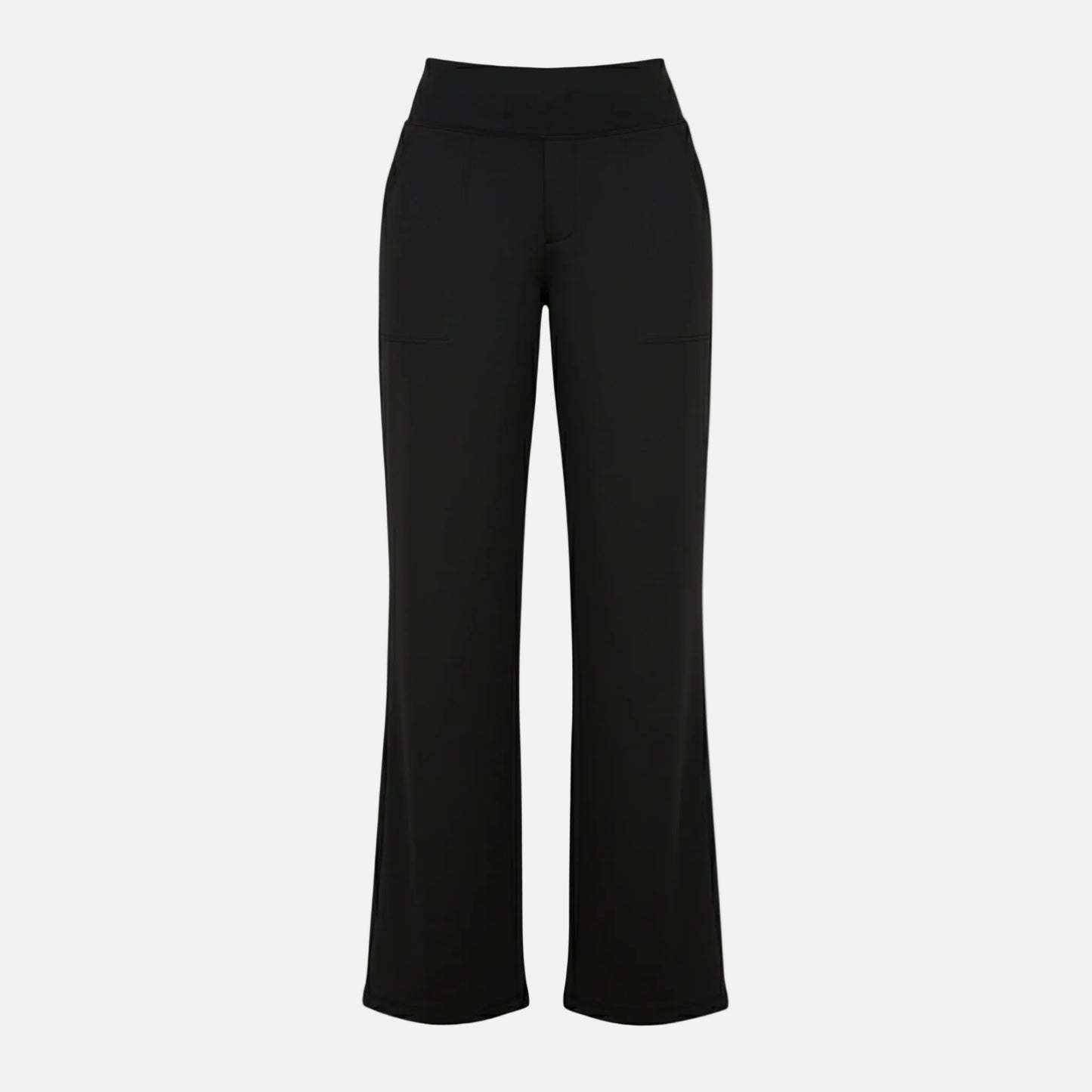 High Waisted Pants Women’s Pull-on Straight Leg