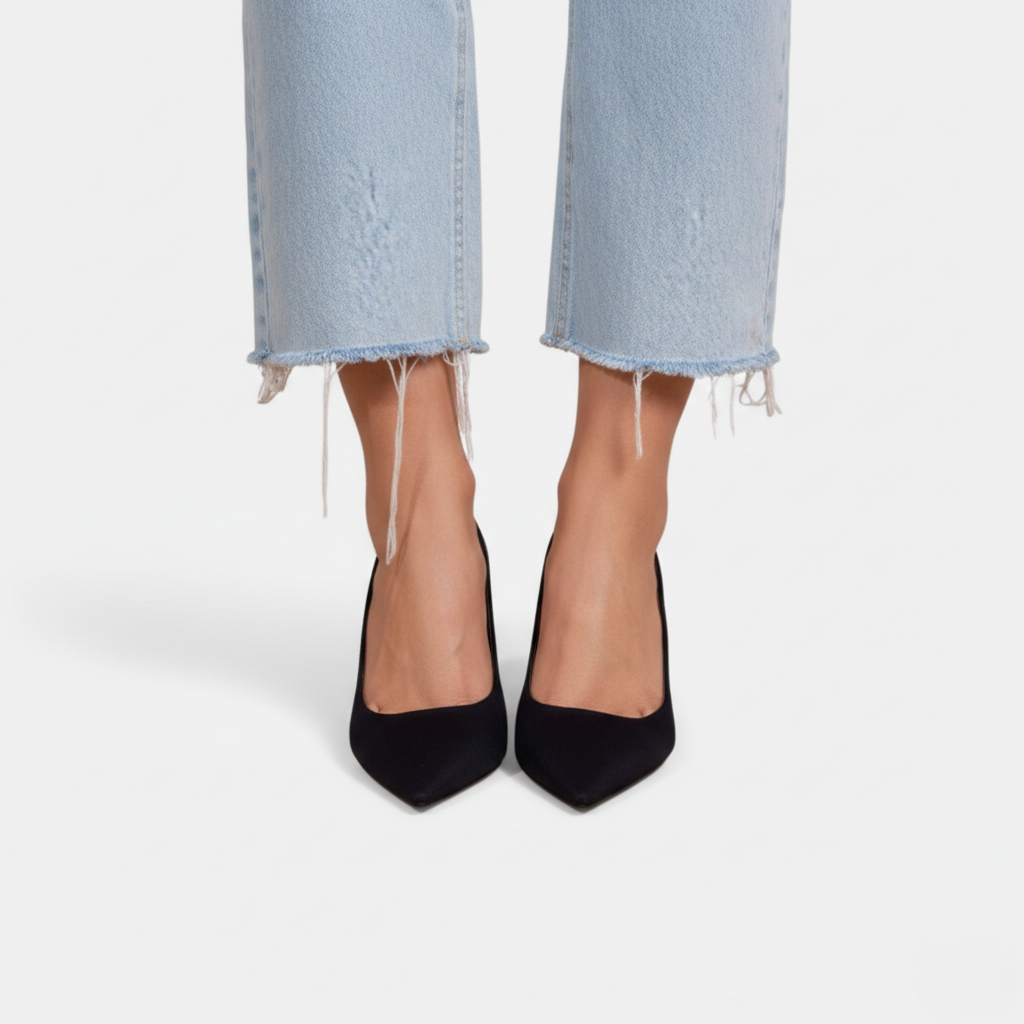 Slingback Heel Women's Pointed Toe Kitten Heel