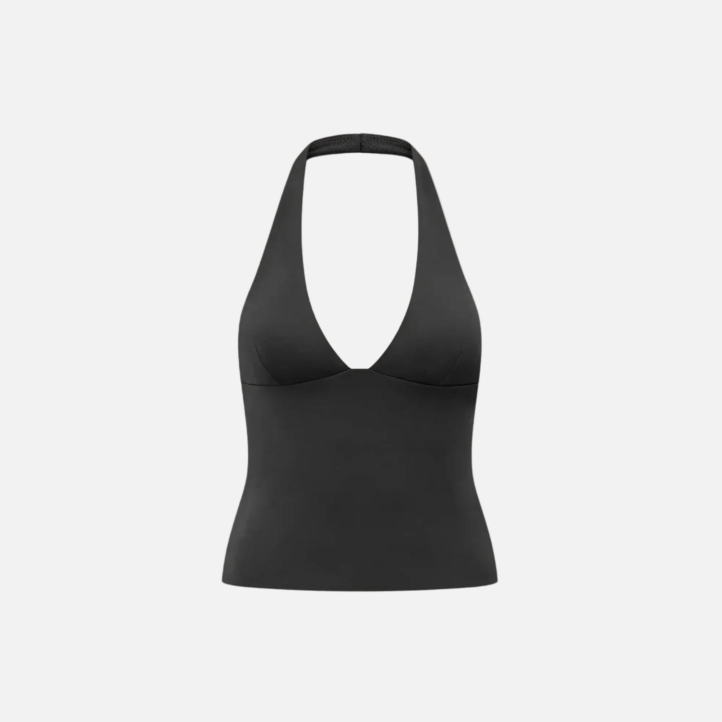 Halter Top Women's V-neck Fitted
