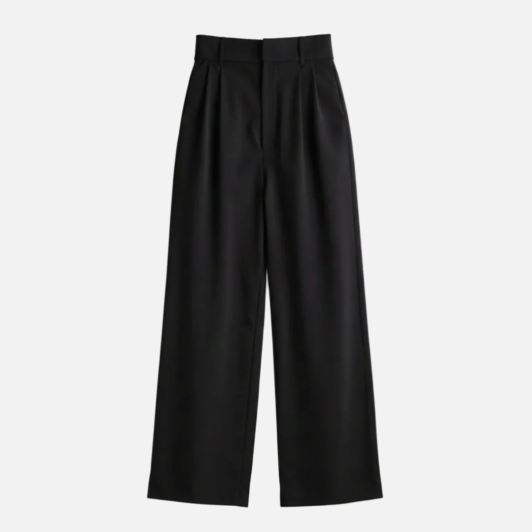 Mavenburry | Women’s High Waisted Wide Leg Tailored Trousers