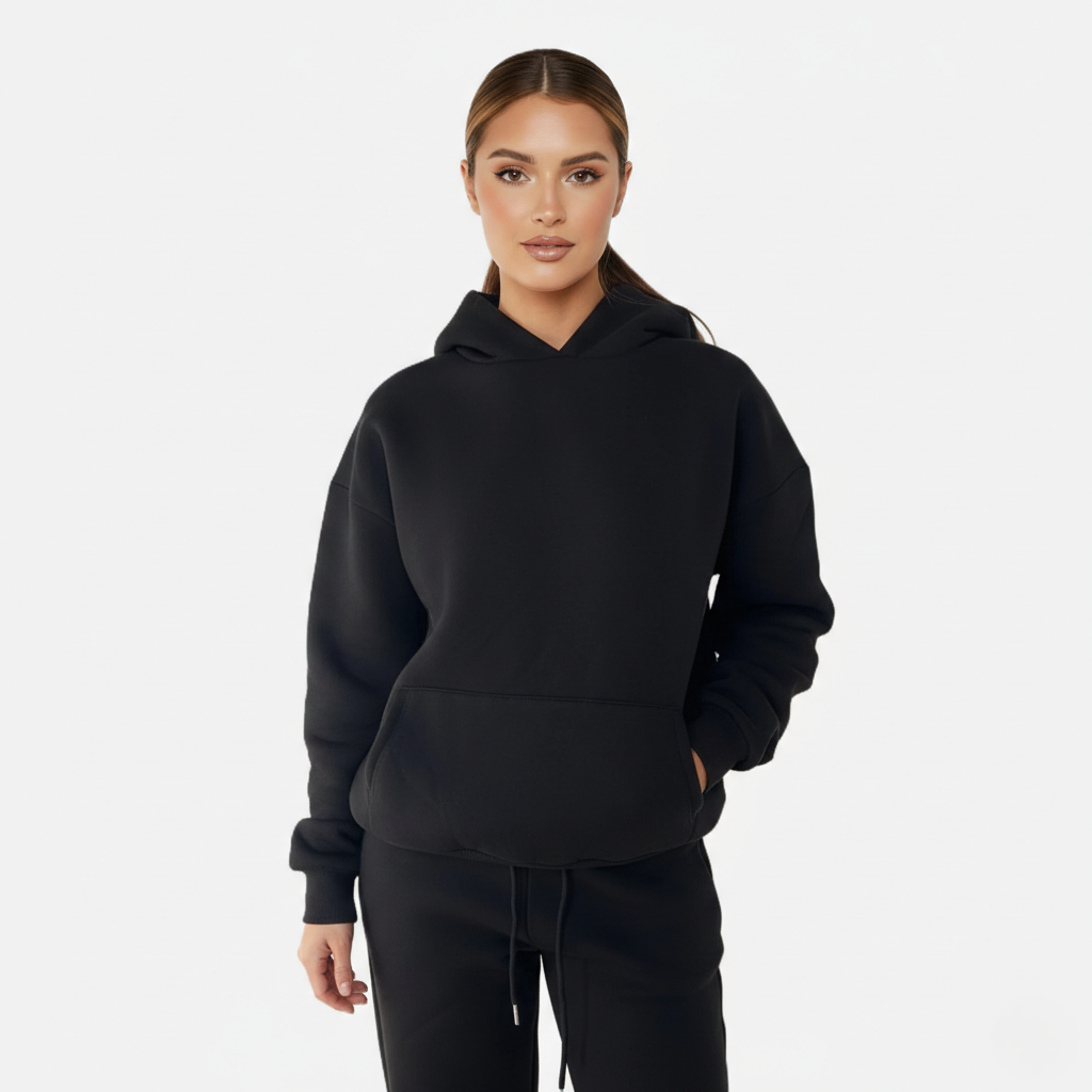 Pullover Hoodie Women’s Oversized Fit with Front Pocket
