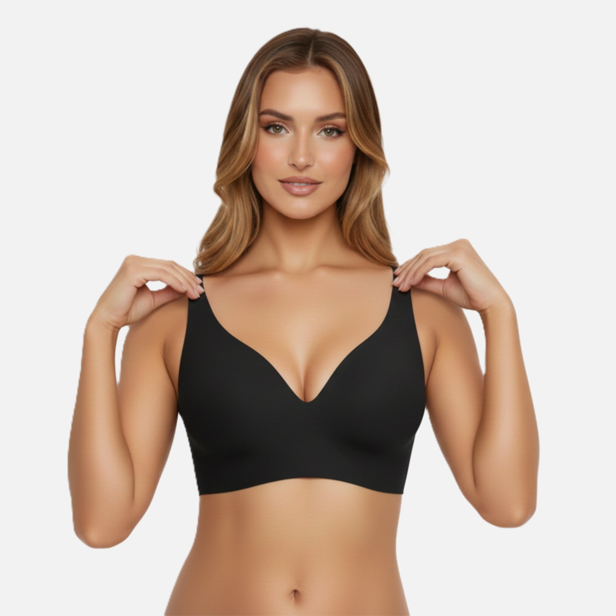 Bra Women's Seamless Wireless V-neck
