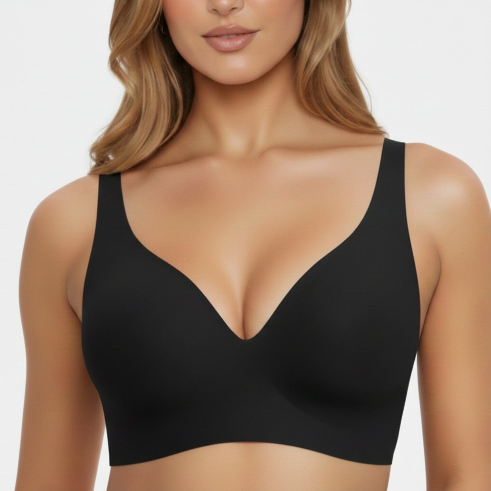 Bra Women's Seamless Wireless V-neck