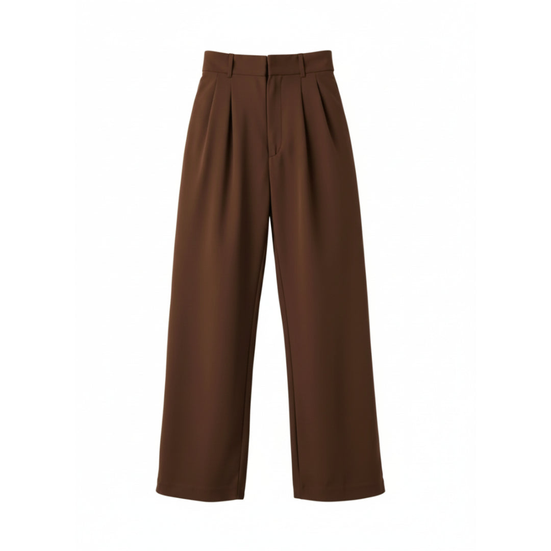 Mavenburry | Women’s High Waisted Wide Leg Tailored Trousers