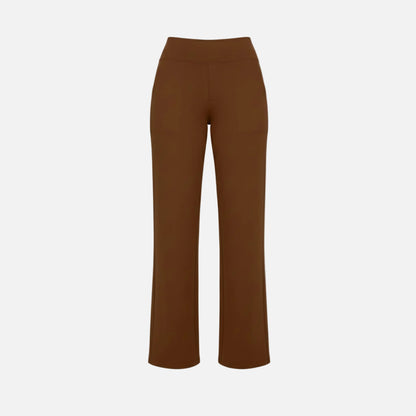 High Waisted Pants Women’s Pull-on Straight Leg