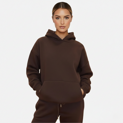 Pullover Hoodie Women’s Oversized Fit with Front Pocket