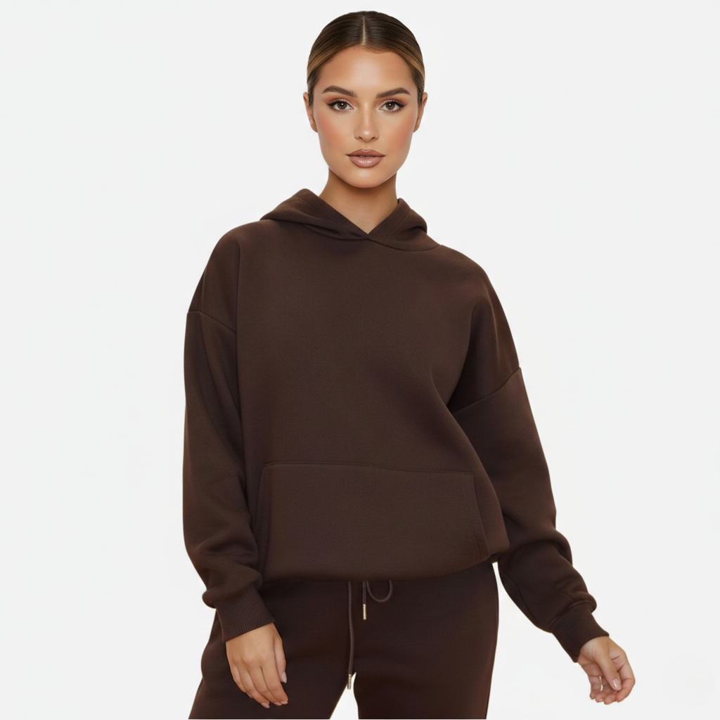 Pullover Hoodie Women’s Oversized Fit with Front Pocket