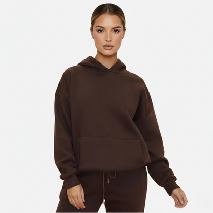 Pullover Hoodie Women’s Oversized Fit with Front Pocket
