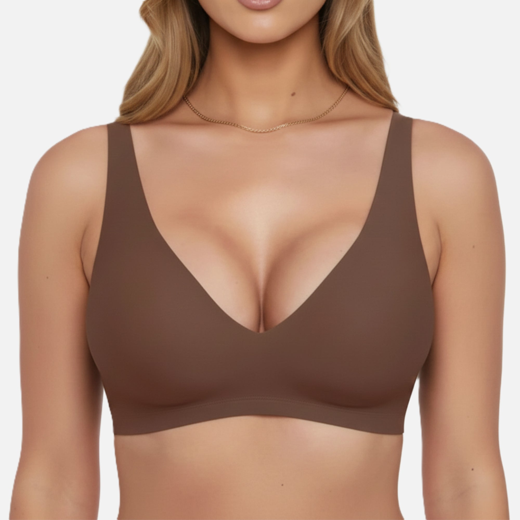 Bra Women's Seamless Wireless V-neck