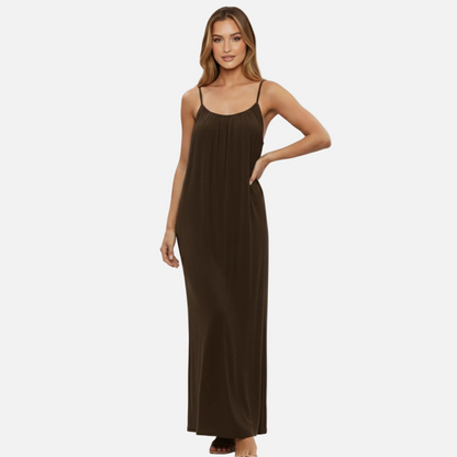 Maxi Dress Women's Flowy Spaghetti Strap Backless