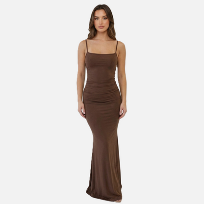 Bodycon Maxi Dress Women's Sleeveless Cami Strap