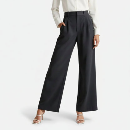 Mavenburry | Women’s High Waisted Wide Leg Tailored Trousers