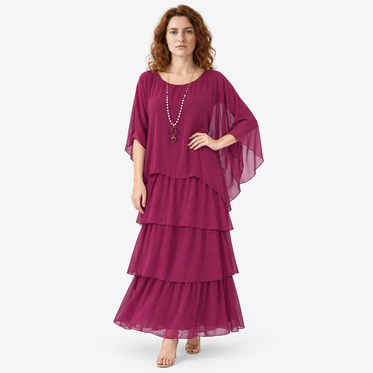 Elegant Flowing Maxi Dress