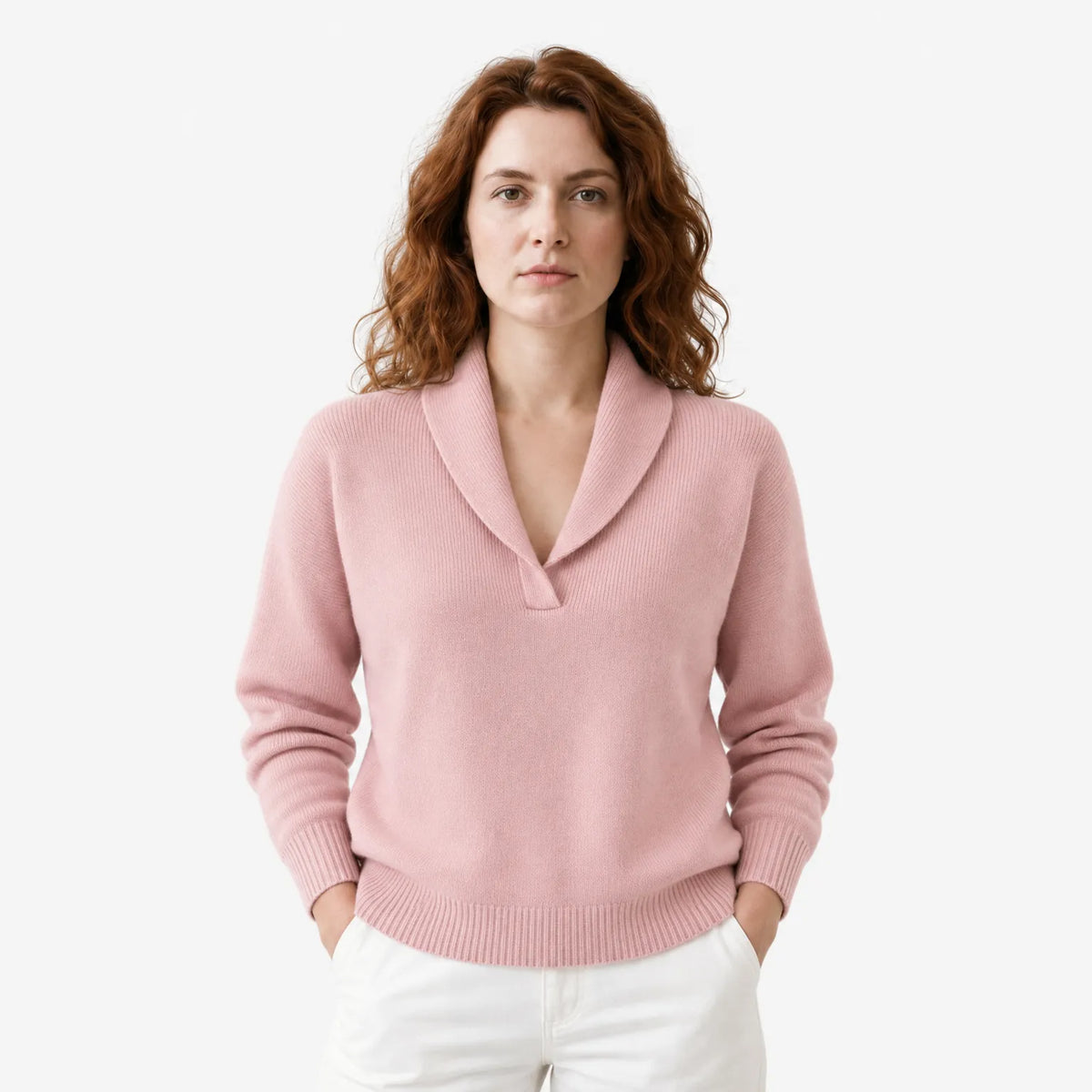 Elegant V-Neck Jumper