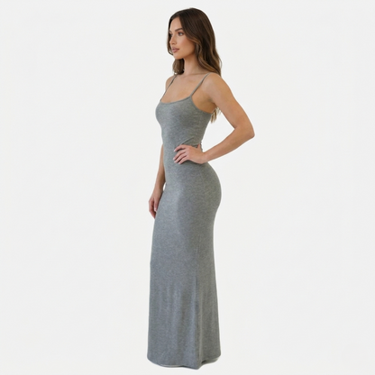 Bodycon Maxi Dress Women's Sleeveless Cami Strap