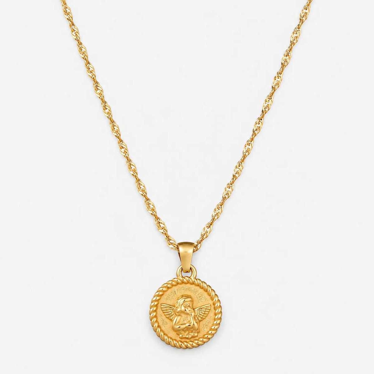 Gold Angel Necklace