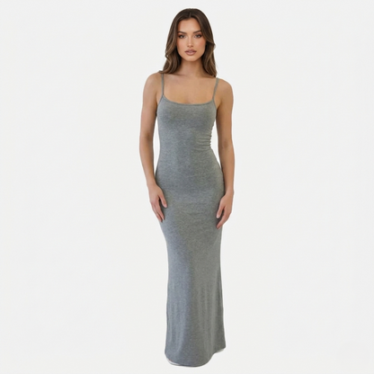 Bodycon Maxi Dress Women's Sleeveless Cami Strap