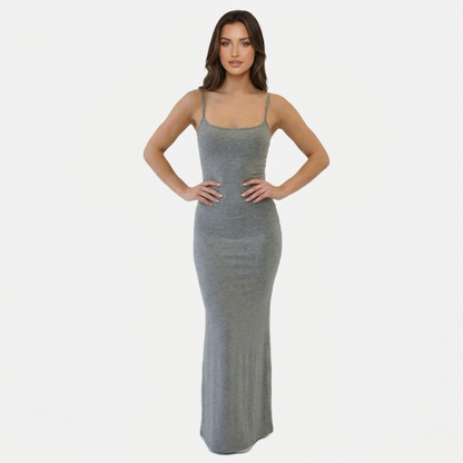 Bodycon Maxi Dress Women's Sleeveless Cami Strap
