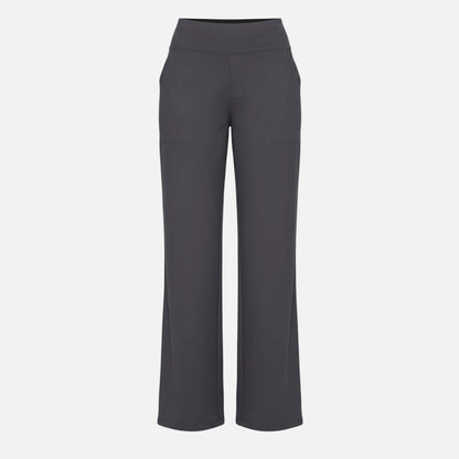 High Waisted Pants Women’s Pull-on Straight Leg