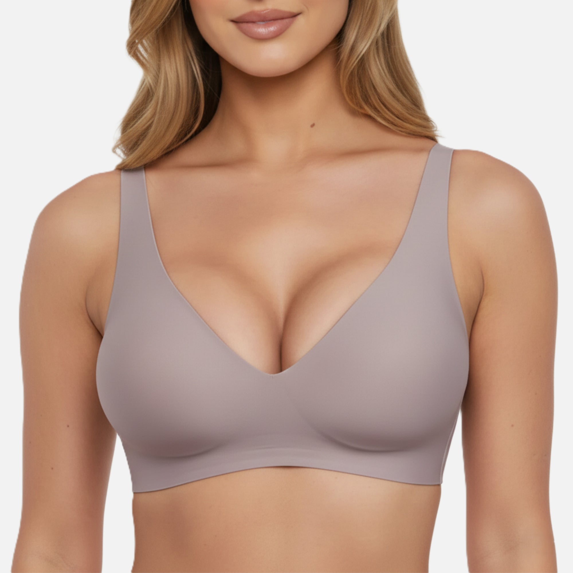 Bra Women's Seamless Wireless V-neck