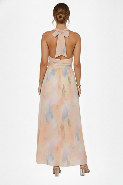 Mavenburry | Women’s Halter Neck Maxi Dress