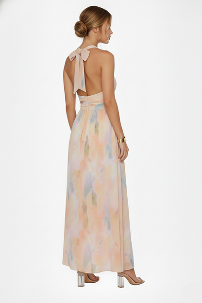 Mavenburry | Women’s Halter Neck Maxi Dress