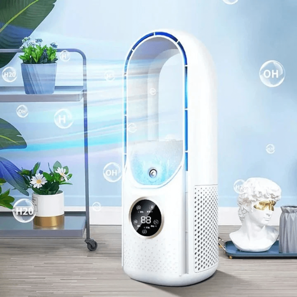 BREEZA Nova Bladeless Air Cooler for Restful Nights