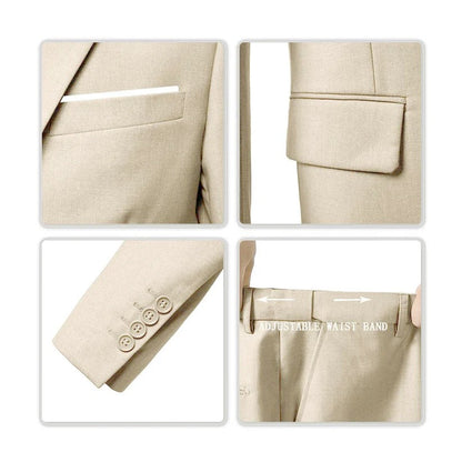 Layered 3-Piece Men's Suit - Weston