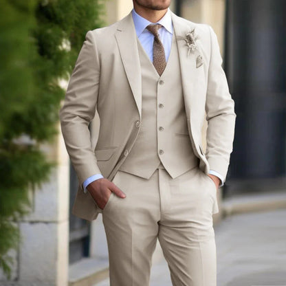 Layered 3-Piece Men's Suit - Weston