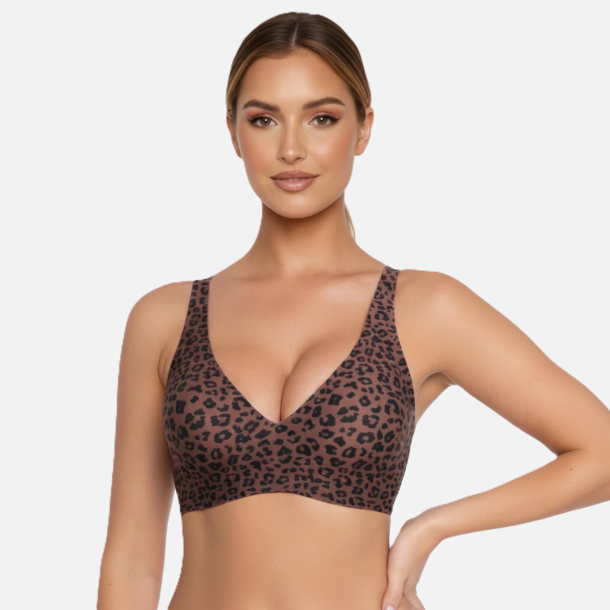 Bra Women's Seamless Wireless V-neck