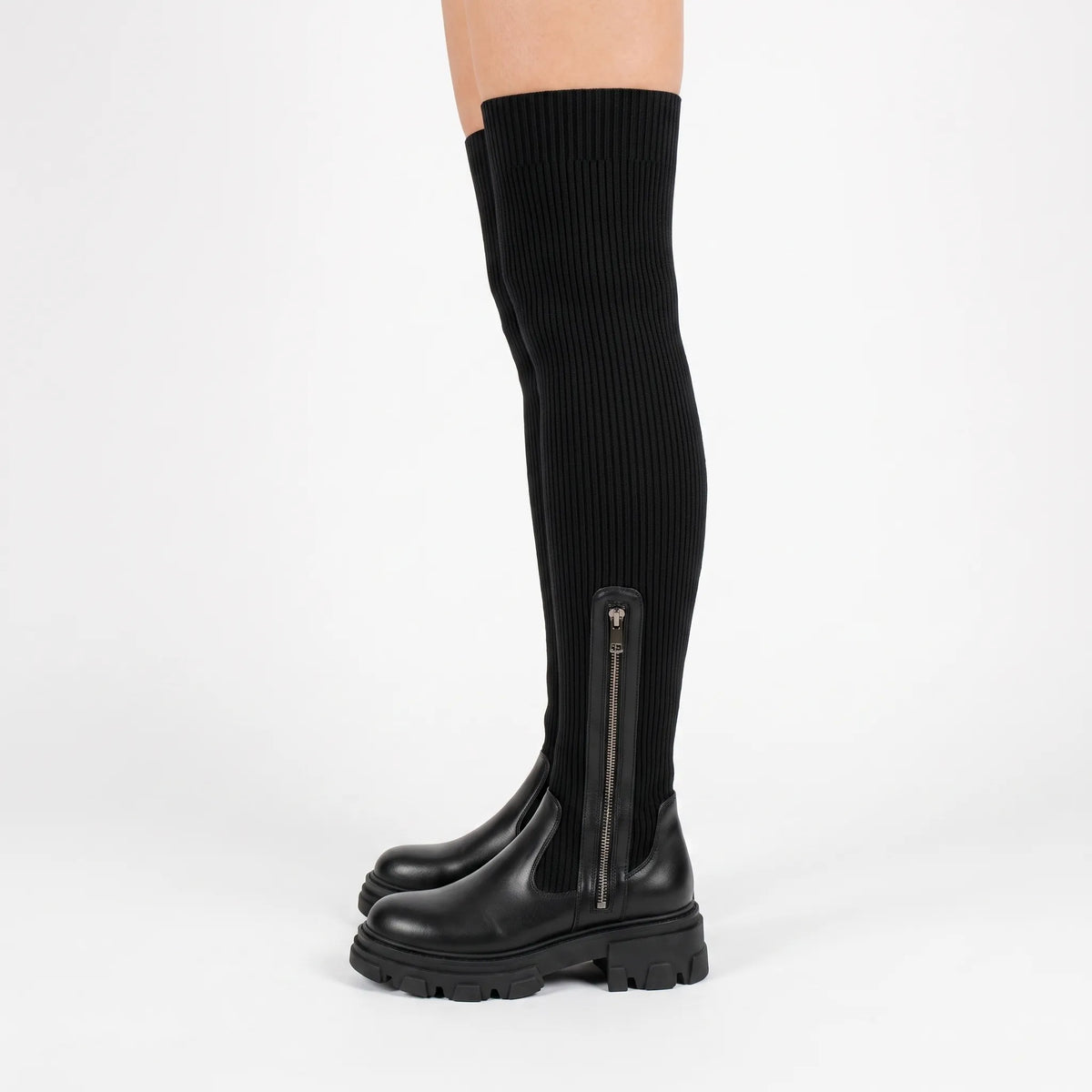 Luna Over-the-Knee Sock Boots