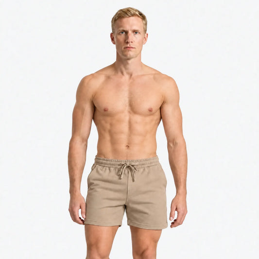 Men's Athletic Shorts with Drawstring Waist, Short Length