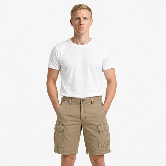 Men's Cargo Shorts with Flap Pockets