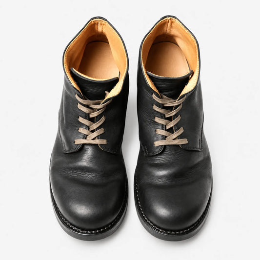 Men's Retro Lace-Up Leather Boots with Non-Slip Sole
