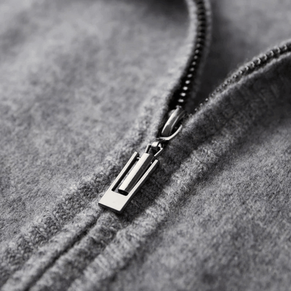 Men's cashmere zip-up jacket – Laurent Autumn Edition