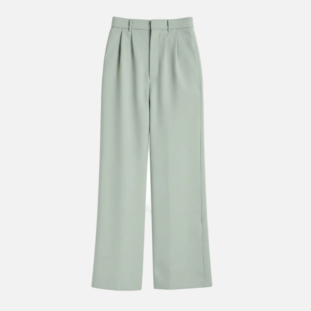 Mavenburry | Women’s High Waisted Wide Leg Tailored Trousers